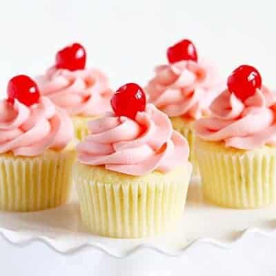 Cherry Limeade Cupcakes