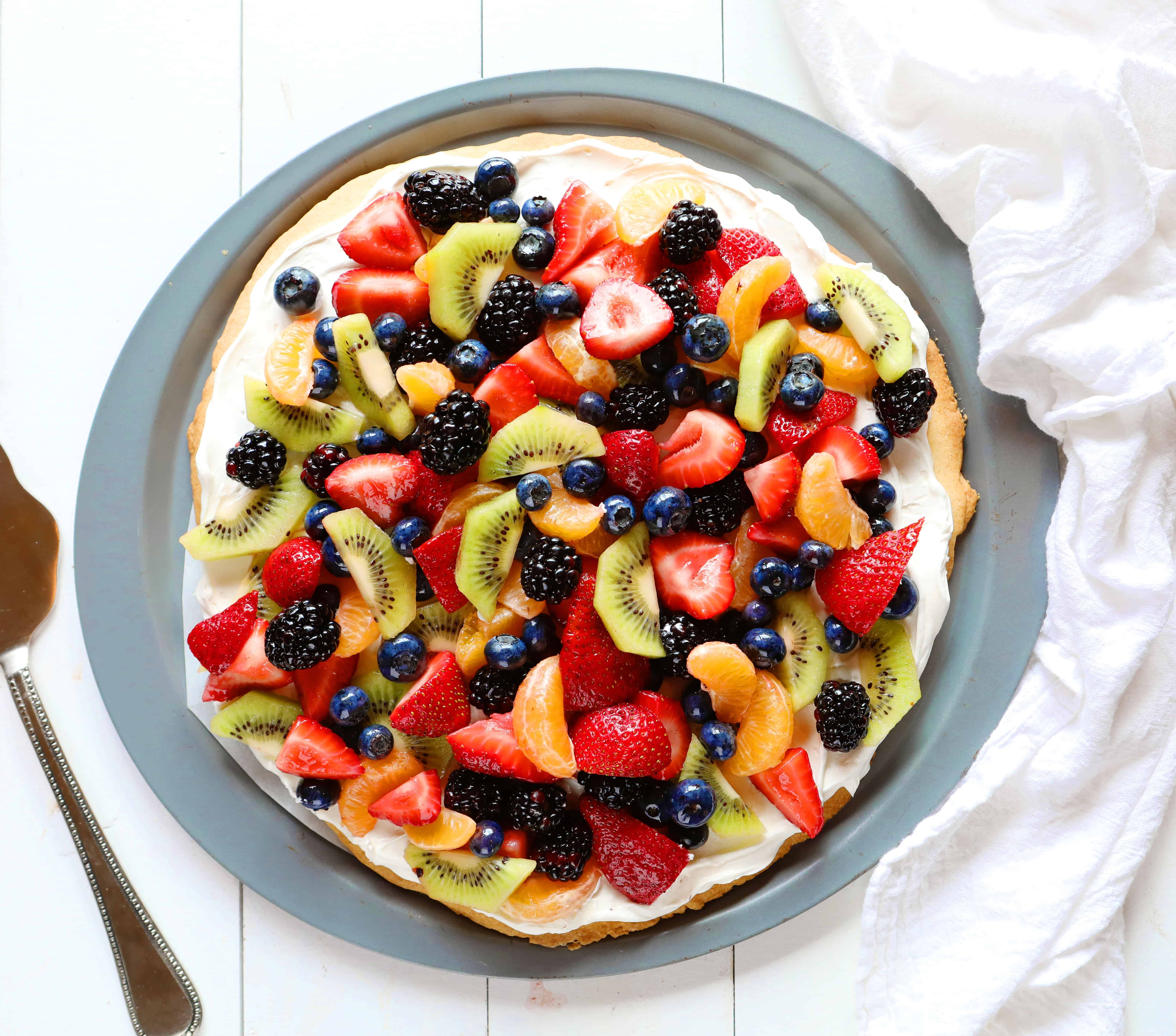 Honey Fruit Pizza