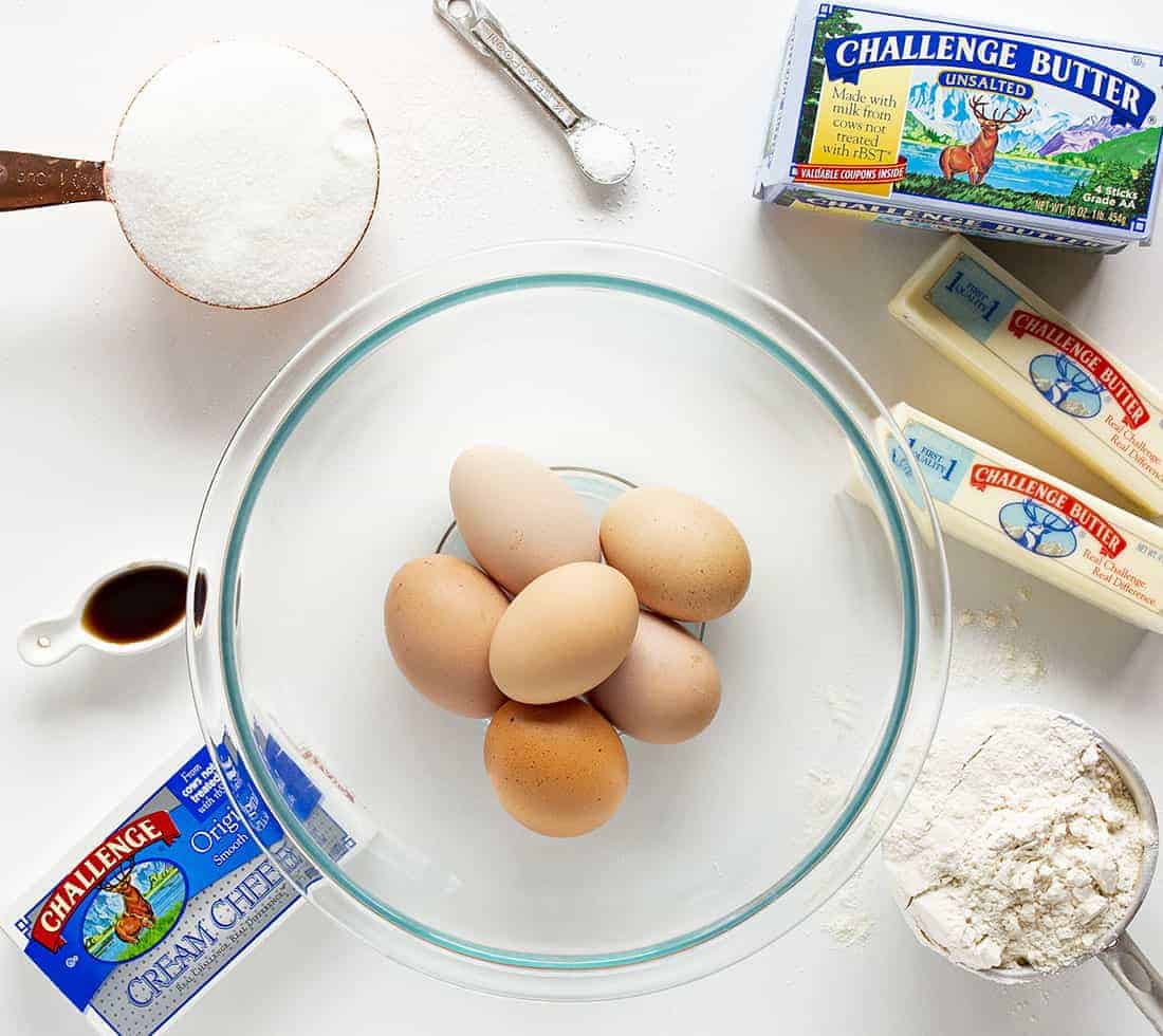 Ingredients for Kentucky Butter Crunch Cake