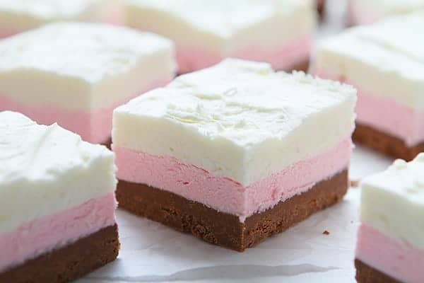 Neapolitan Fudge! A Great NO BAKE dessert!