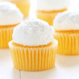 Orange Creamsicle Cupcake with Whipped Buttercream!