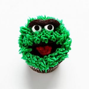 Oscar the Grouch Cupcakes!