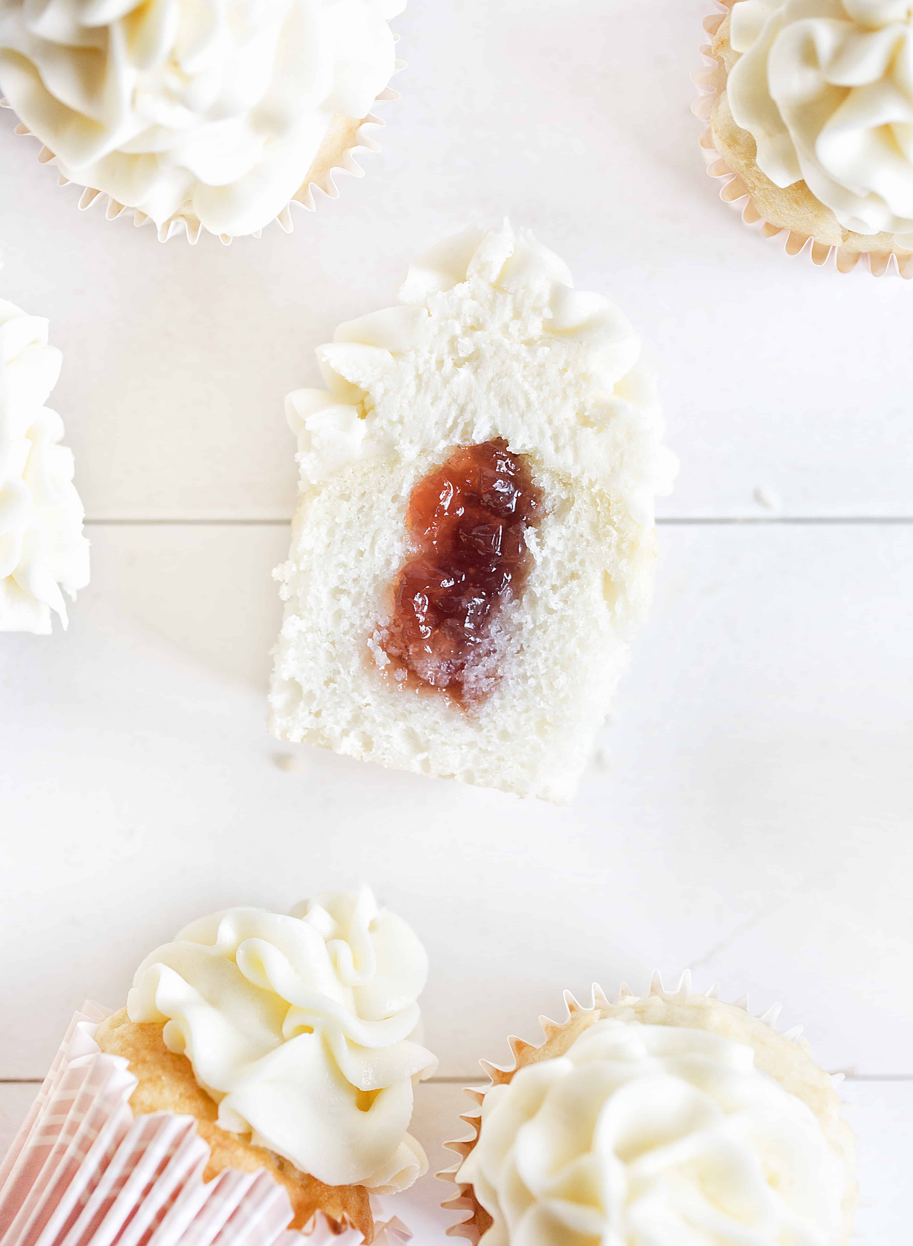 Raspberry Vanilla Cupcakes