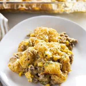 tater tot hotdish with ground beef